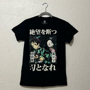 Demon Slayer black tee shirt size small